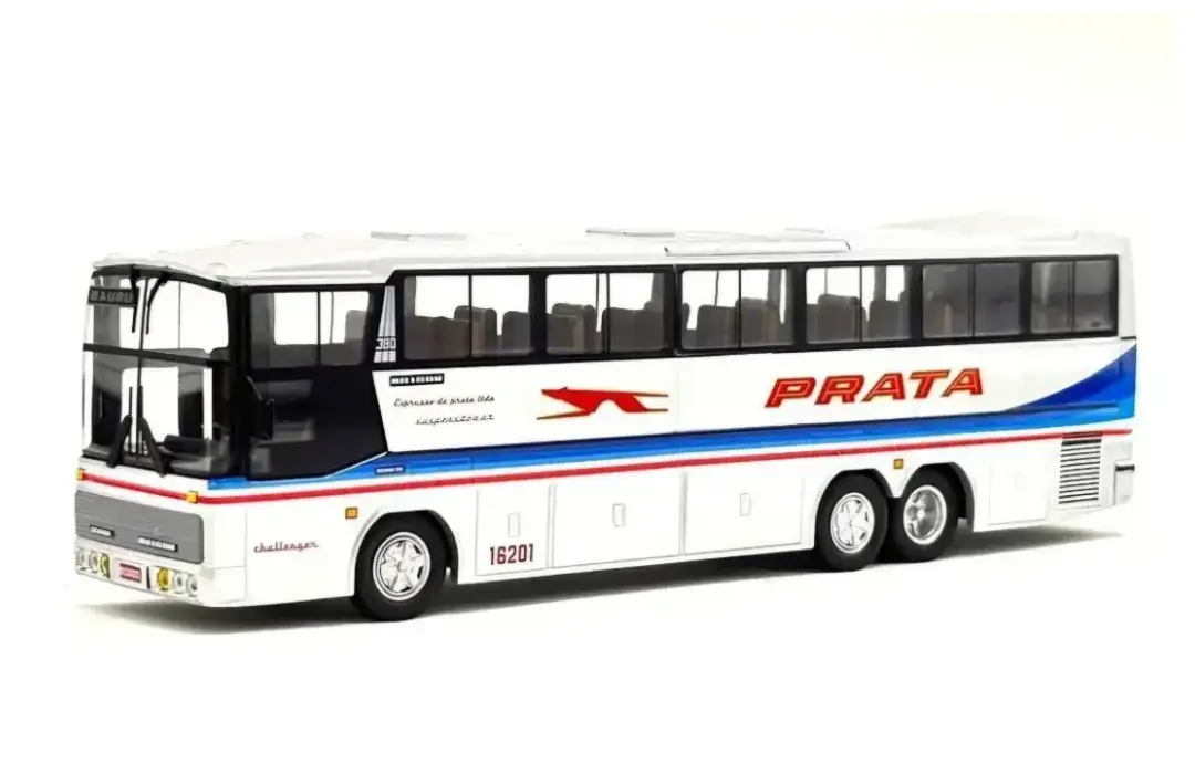 Miniatura Ônibus Scania Nielson Diplomata 380 "Expresso Prata"